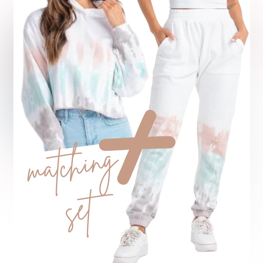 SET~> THE SOUTHERN SHIRT CO Tie Dye Matching Set — Hoodie + Sweatpant